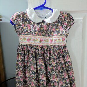 Bonnie Baby Fall Dress Sz 12-18mos 100% Cotton